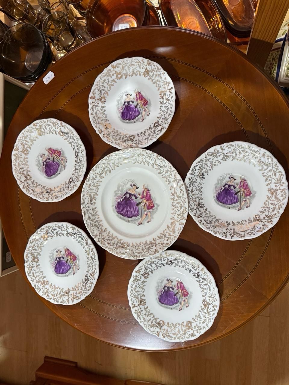 Conjunto 6 Platos Postre Mah