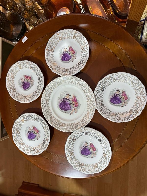 Conjunto 6 Platos Postre Mah