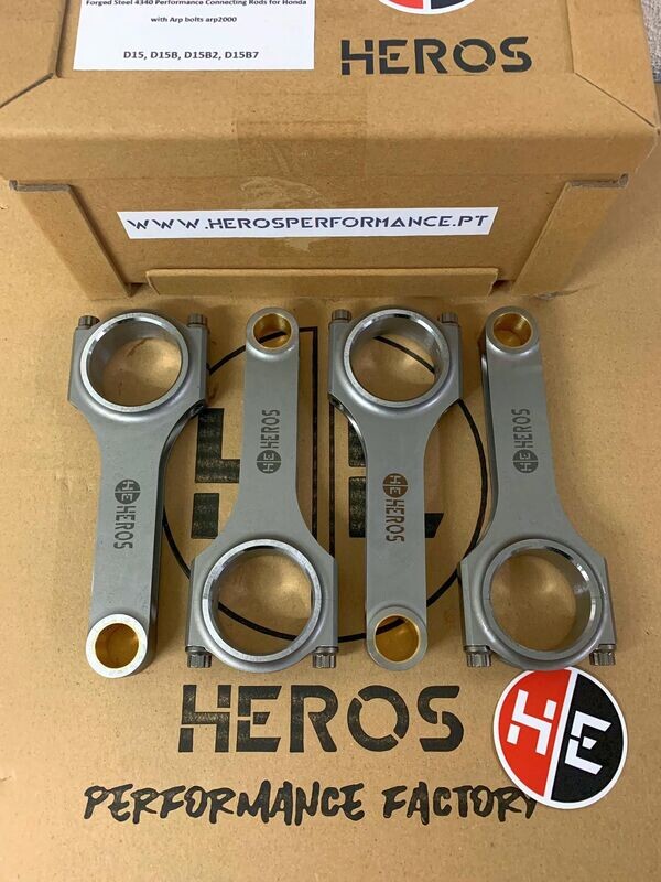 Bielas Forjadas  HEROS H-Beam  D15/ D15B Pernos ARP