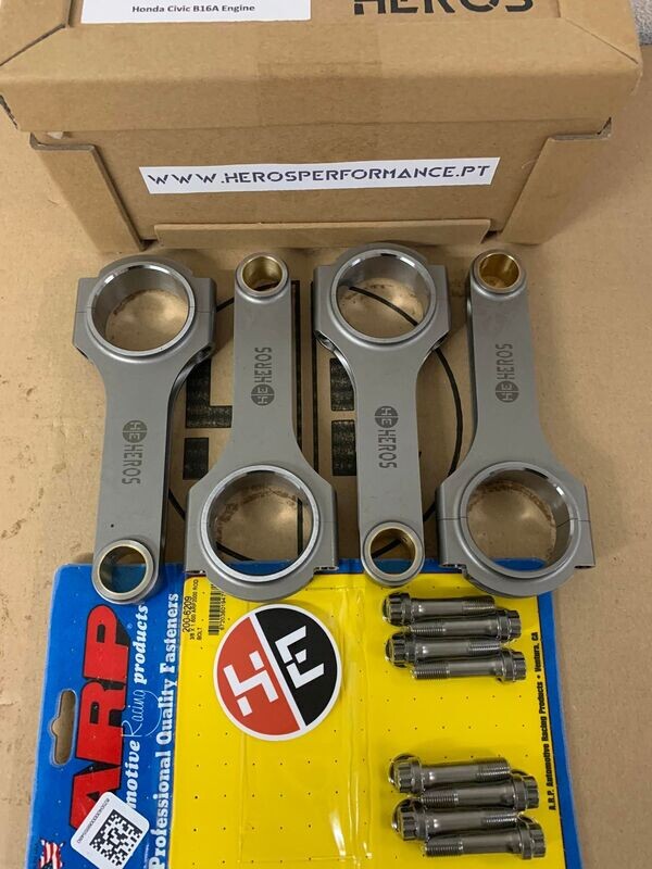 Bielas Forjadas HEROS H-Beam B16A Pernos ARP