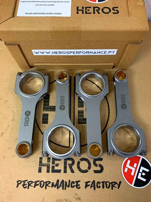 Bielas Forjadas HEROS H-Beam K20 Pernos ARP