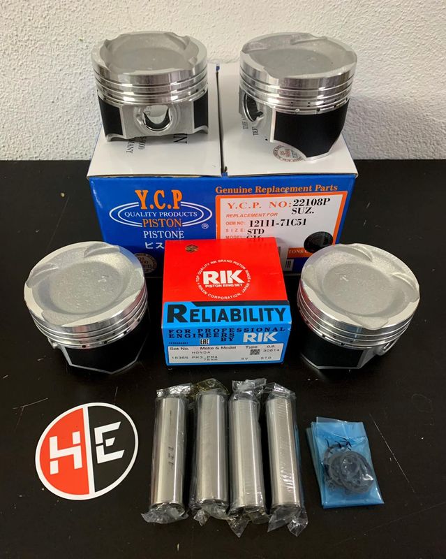Pistons YCP Vitara 75mm Honda D16 Turbo