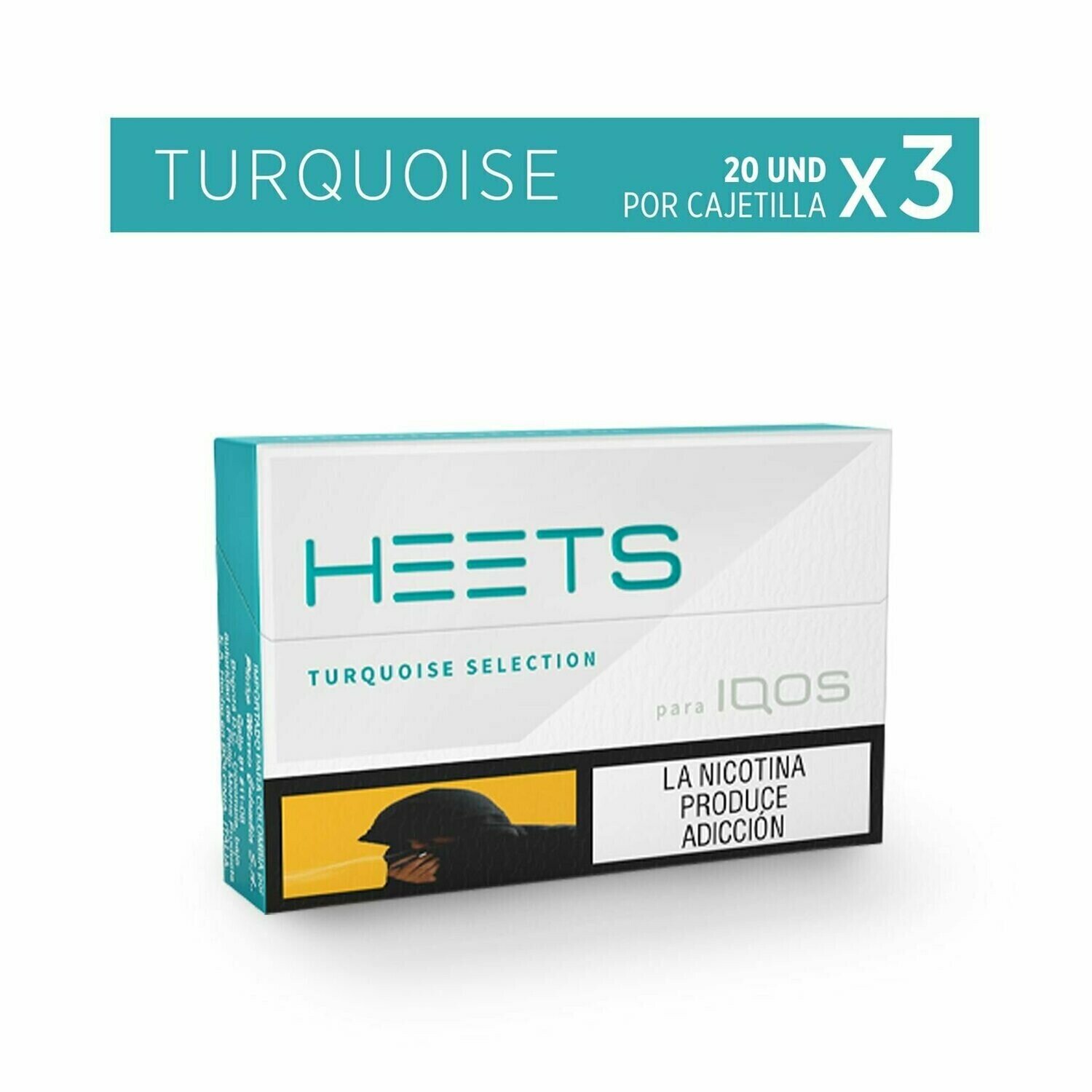 Heets turquoise * 10 unidades