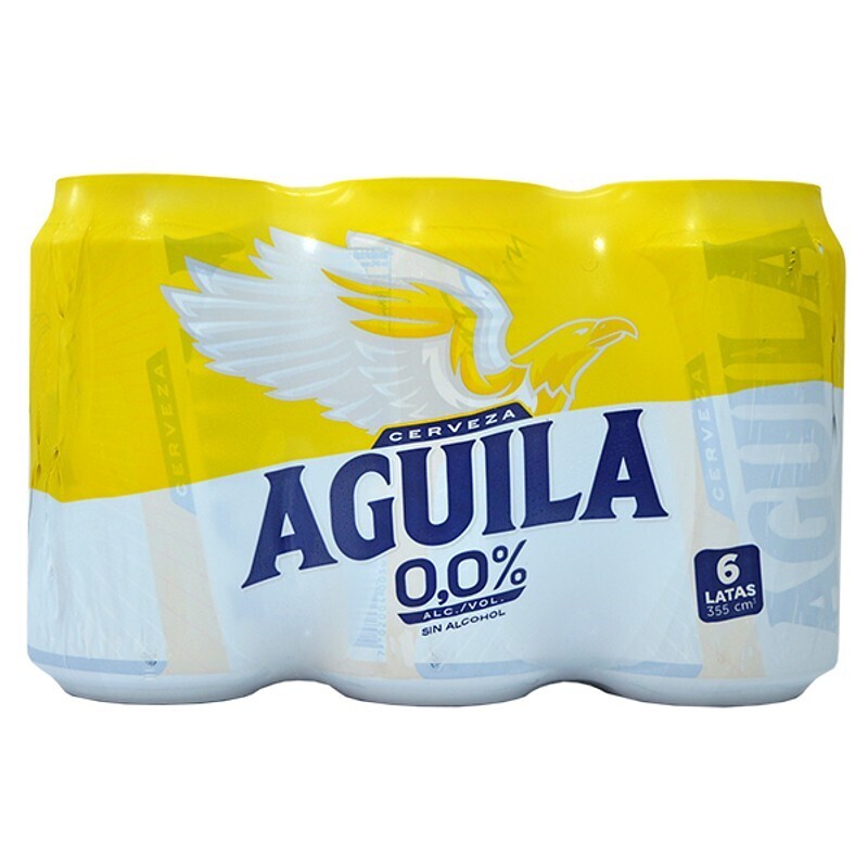 AGUILA CERO LATA 355ML X 6