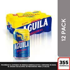 AGUILA LATA 355ML X 12