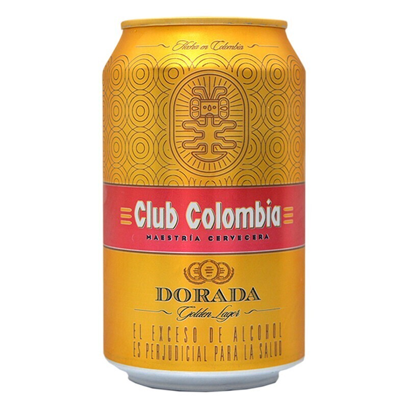 Club dorada lata sixpack