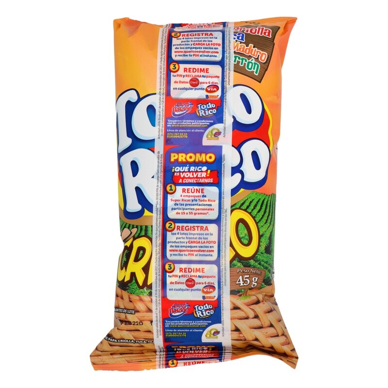 Todo rico criollo45g