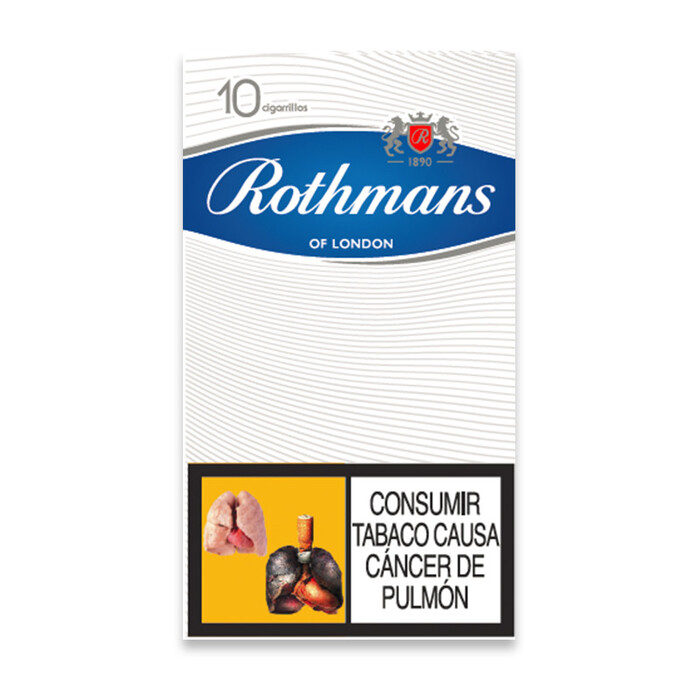 Rothmans blanco medios (cartón por 10 medios)