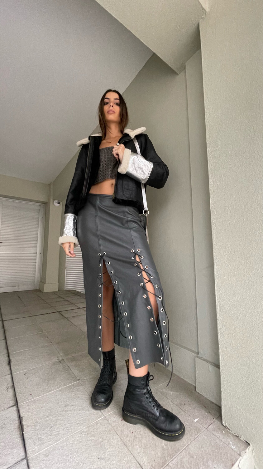 Falda Aruba Gris