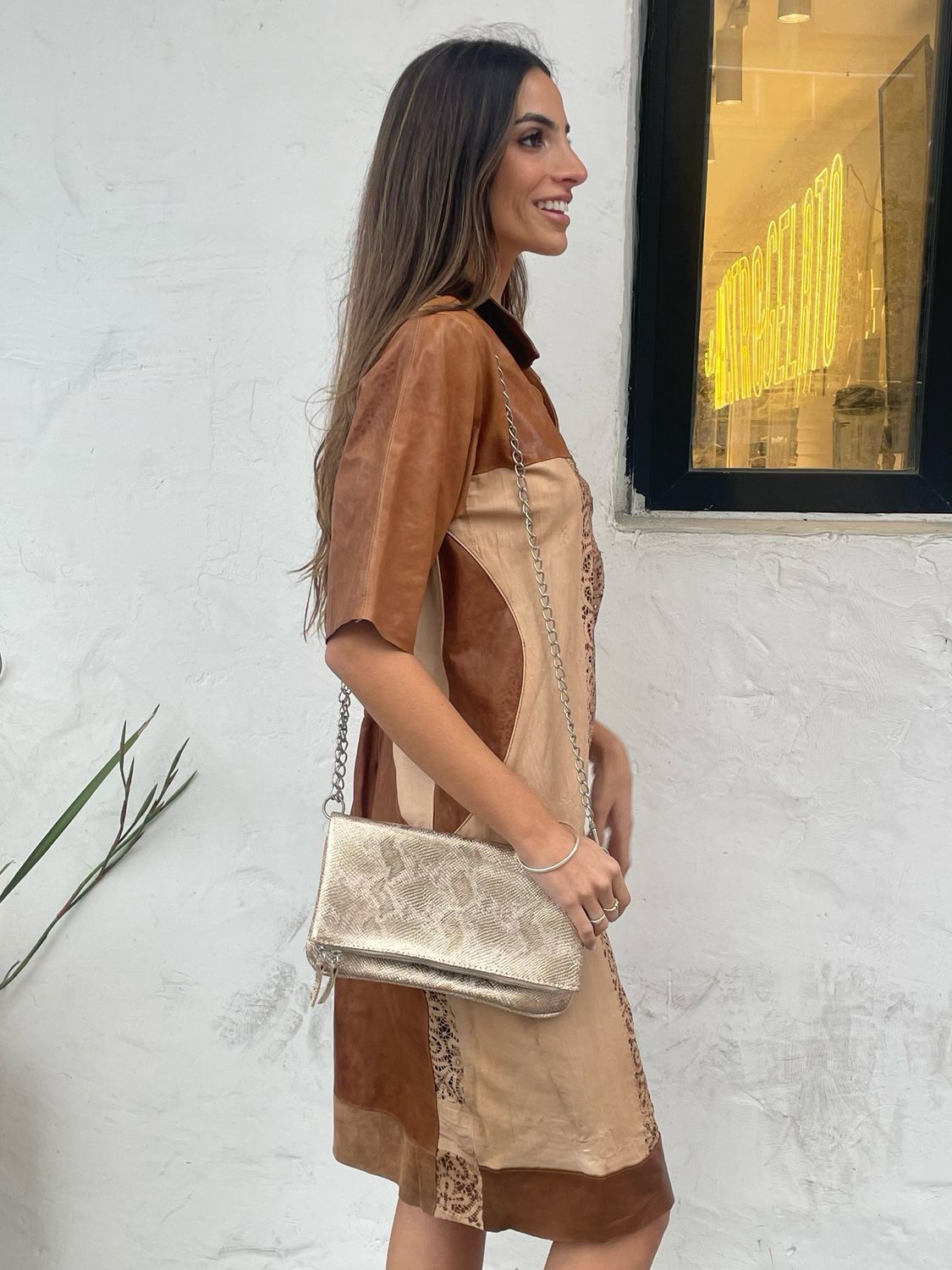 Cartera con print