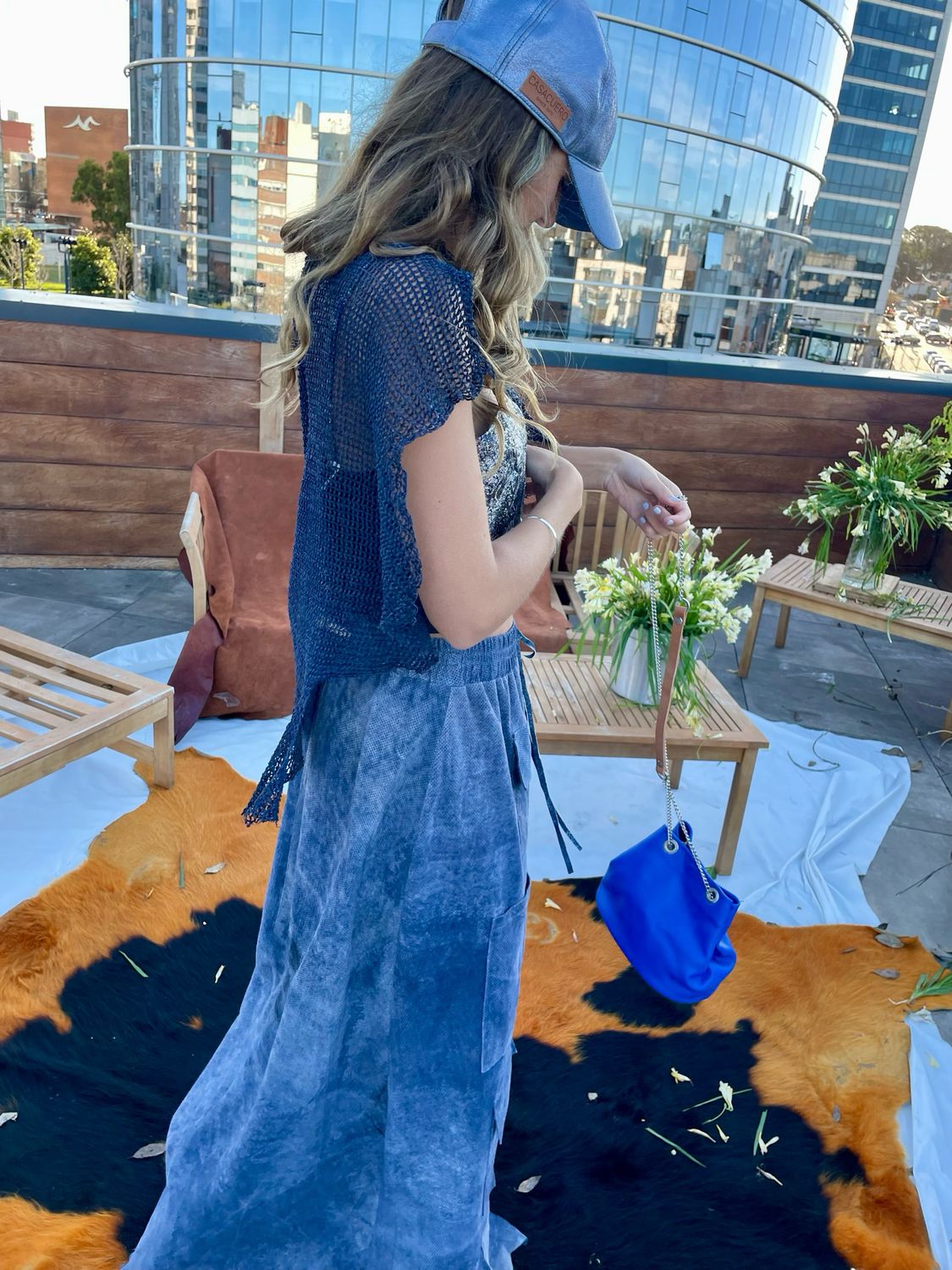 Cartera René - azul