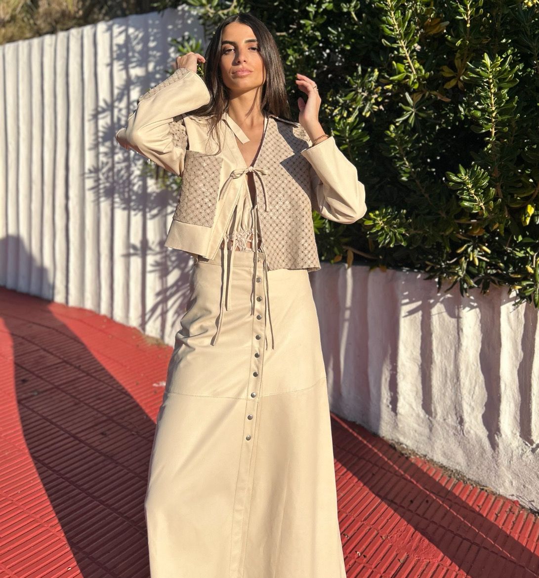 Pollera Polo natural