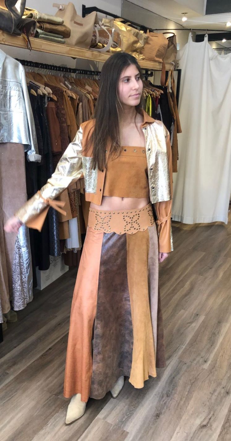 Pollera Magnolia beige