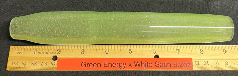 Green Energy X White Satin Crushed Opal Tube 8.2oz