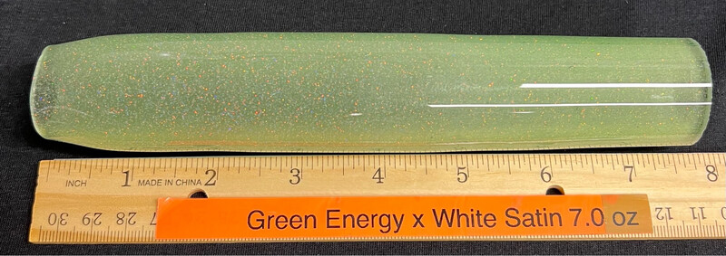 Green Energy X White Satin Crushed Opal Tube 7oz