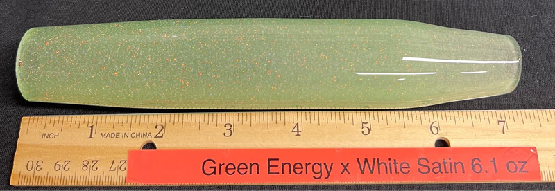 Green Energy X White Satin Crushed Opal Tube 6.1oz