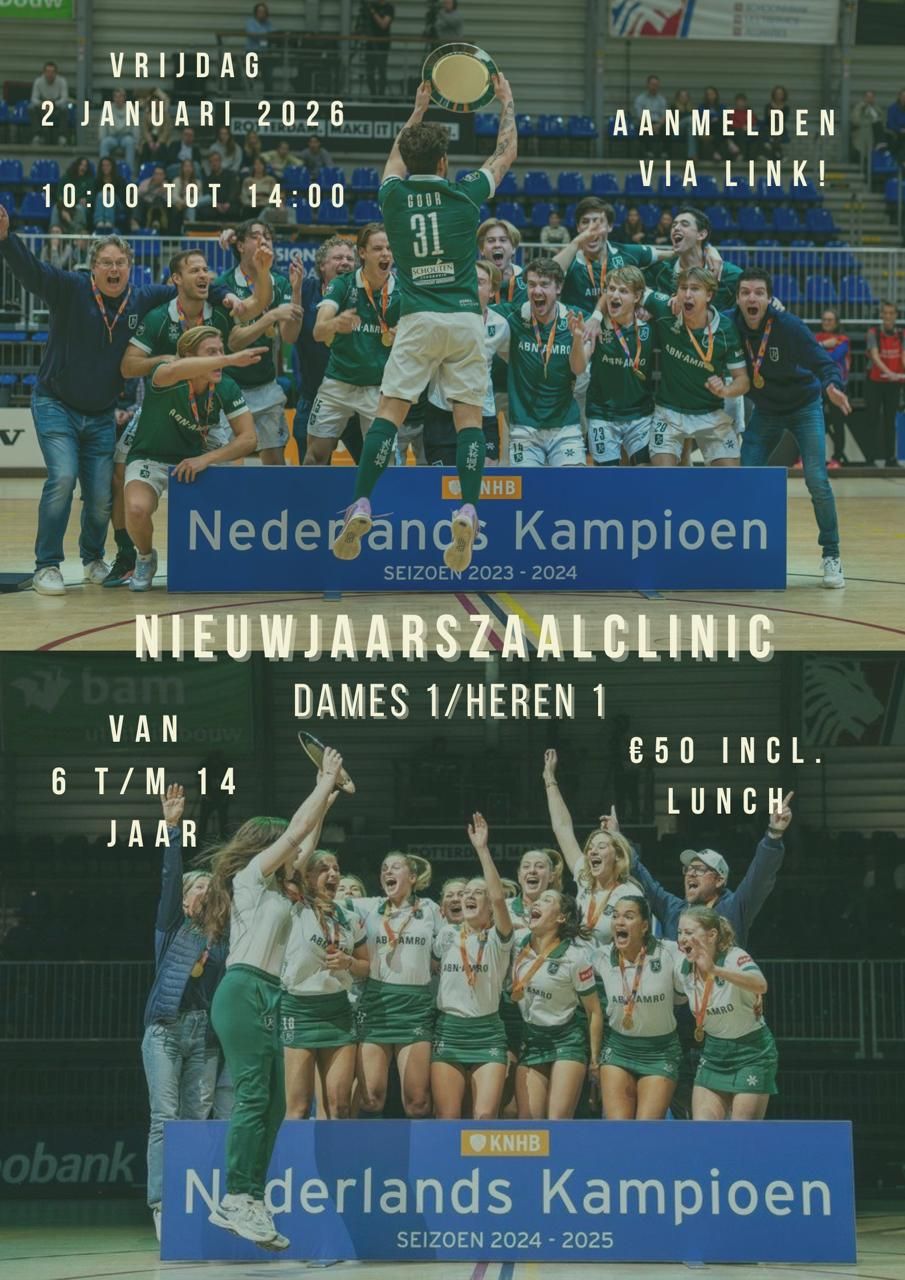 Nieuwjaars zaalhockeyclinic - 2 januari 2026