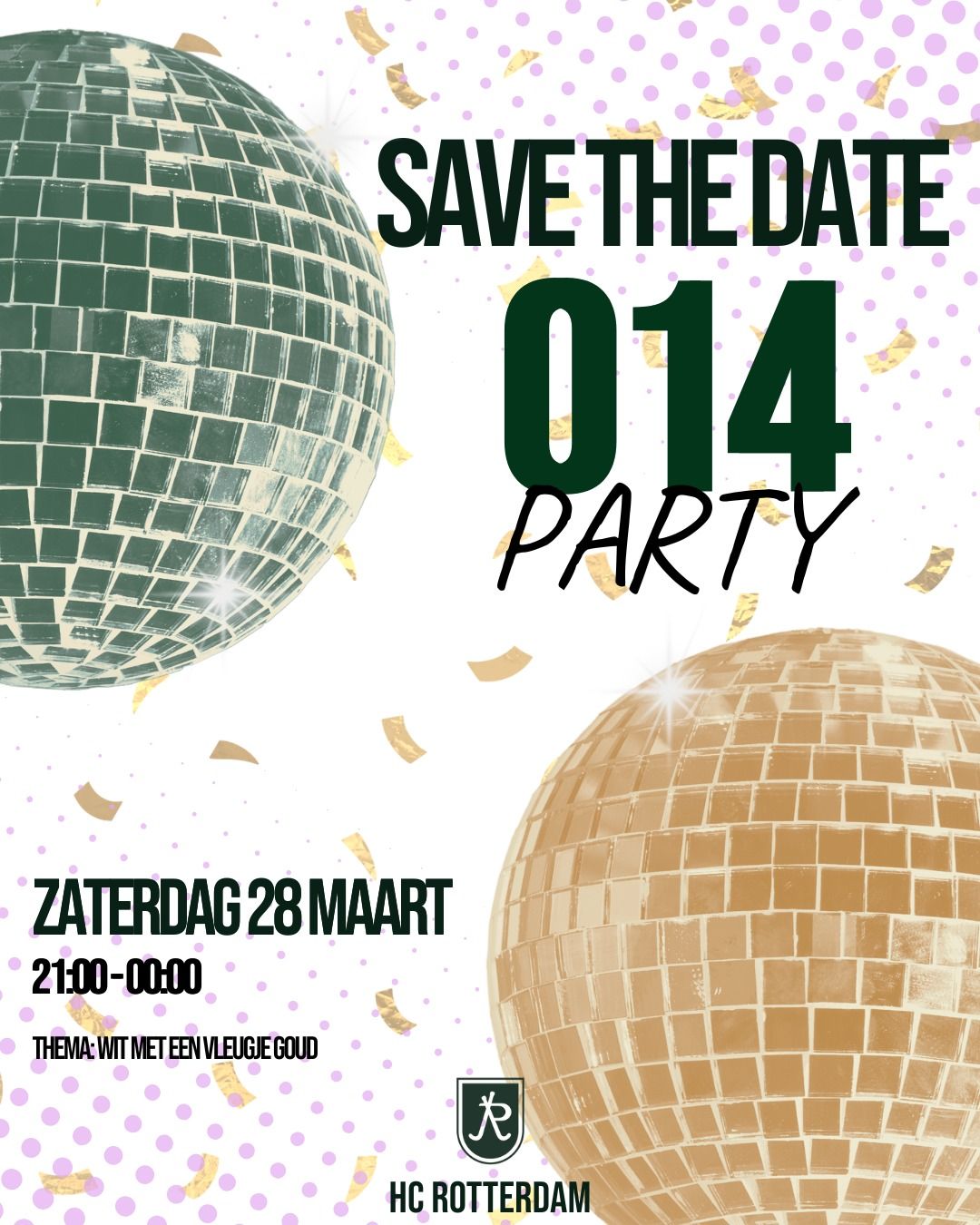 O14 Feest: WIt met vleugje Goud (Binnenkort beschikbaar)