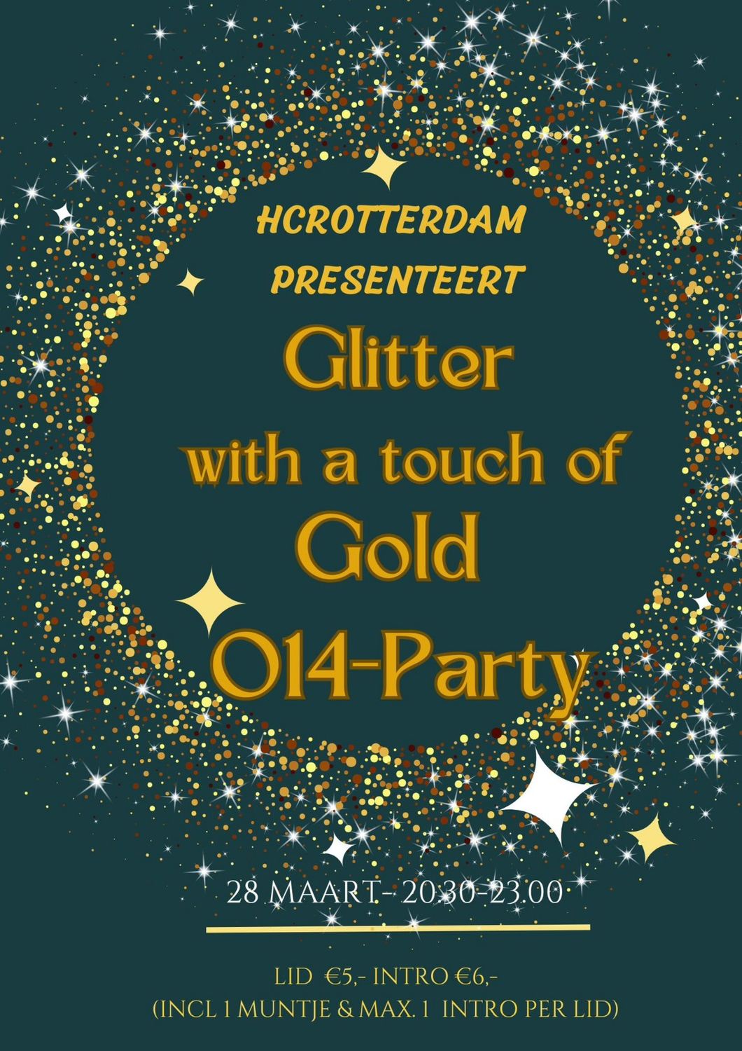 O14 Feest: Glitter met vleugje Goud