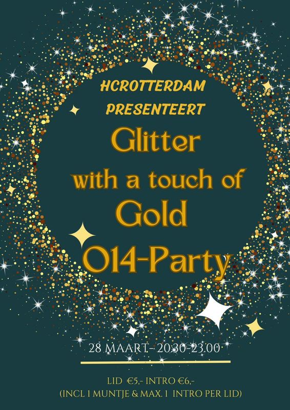 O14 Feest: Glitter met vleugje Goud