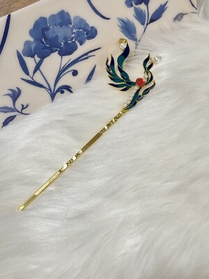 Peacock Hair Pin
