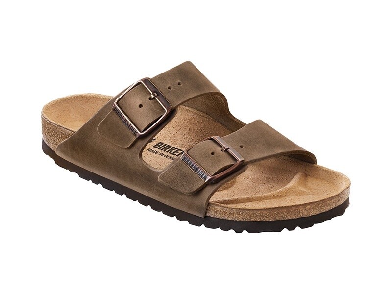 ARIZONA OILED LEATHER - TABACCO BROWN - NARROW FOOTBED