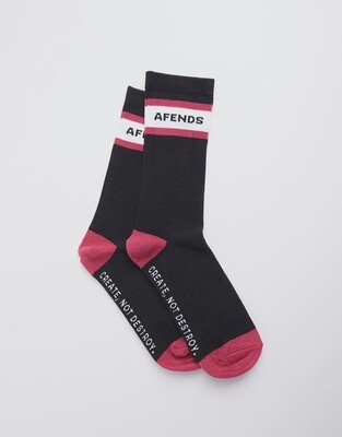 CAMPBELL RECYCLED SOCKS -BLACK