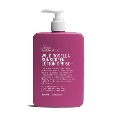 WILD ROSELLA SUNSCREEN LOTION SPF 50+ - 400ML