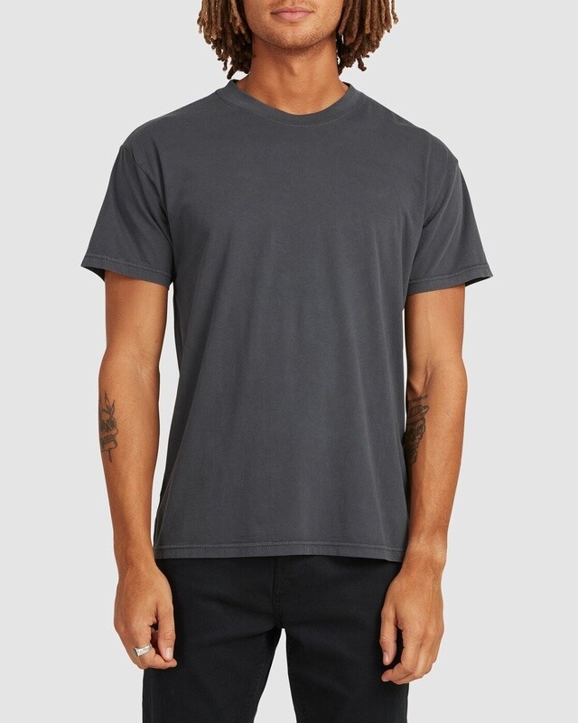 PREMIUM WAVE WASH TEE  - WASHED BLACK