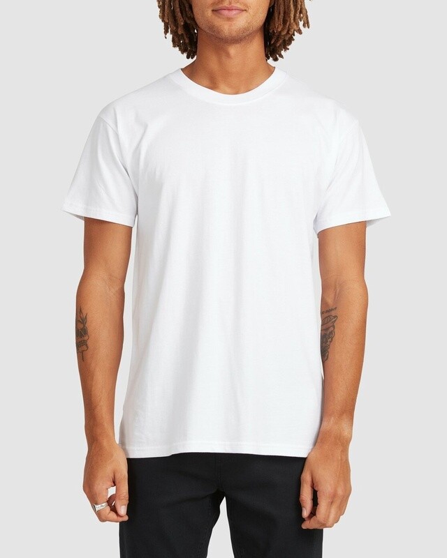 PREMIUM WAVE WASH TEE - WHITE