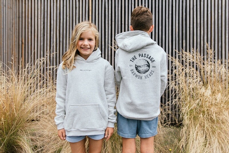 THE PASSAGE BARWON HEADS KIDS HOOD - OVERCAST