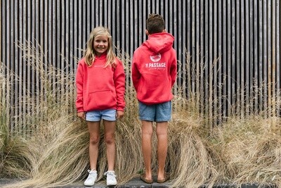 THE PASSAGE PORT FAIRY KIDS HOOD - LIGHTHOUSE RED