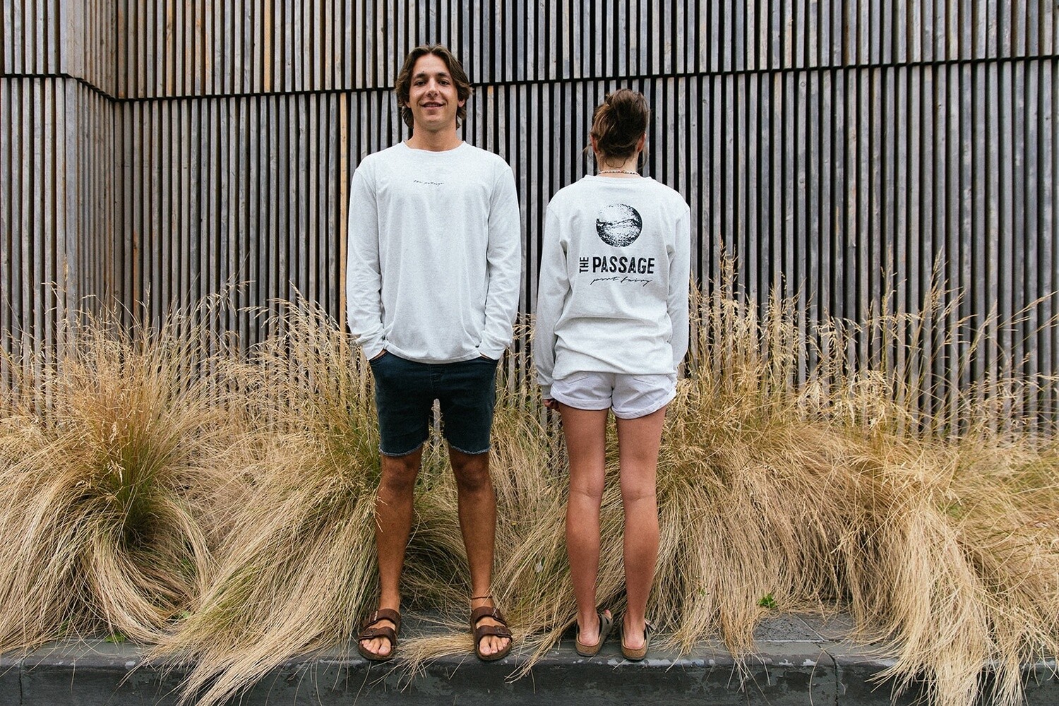 THE PASSAGE PORT FAIRY L/S TEE - SNOW MARLE