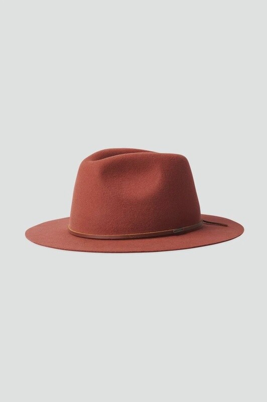 WESLEY FEDORA - BURNT HENNA