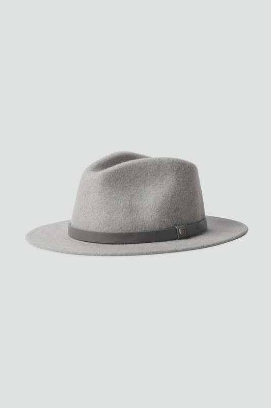 MESSER FEDORA - LIGHT HEATHER GREY/GREY