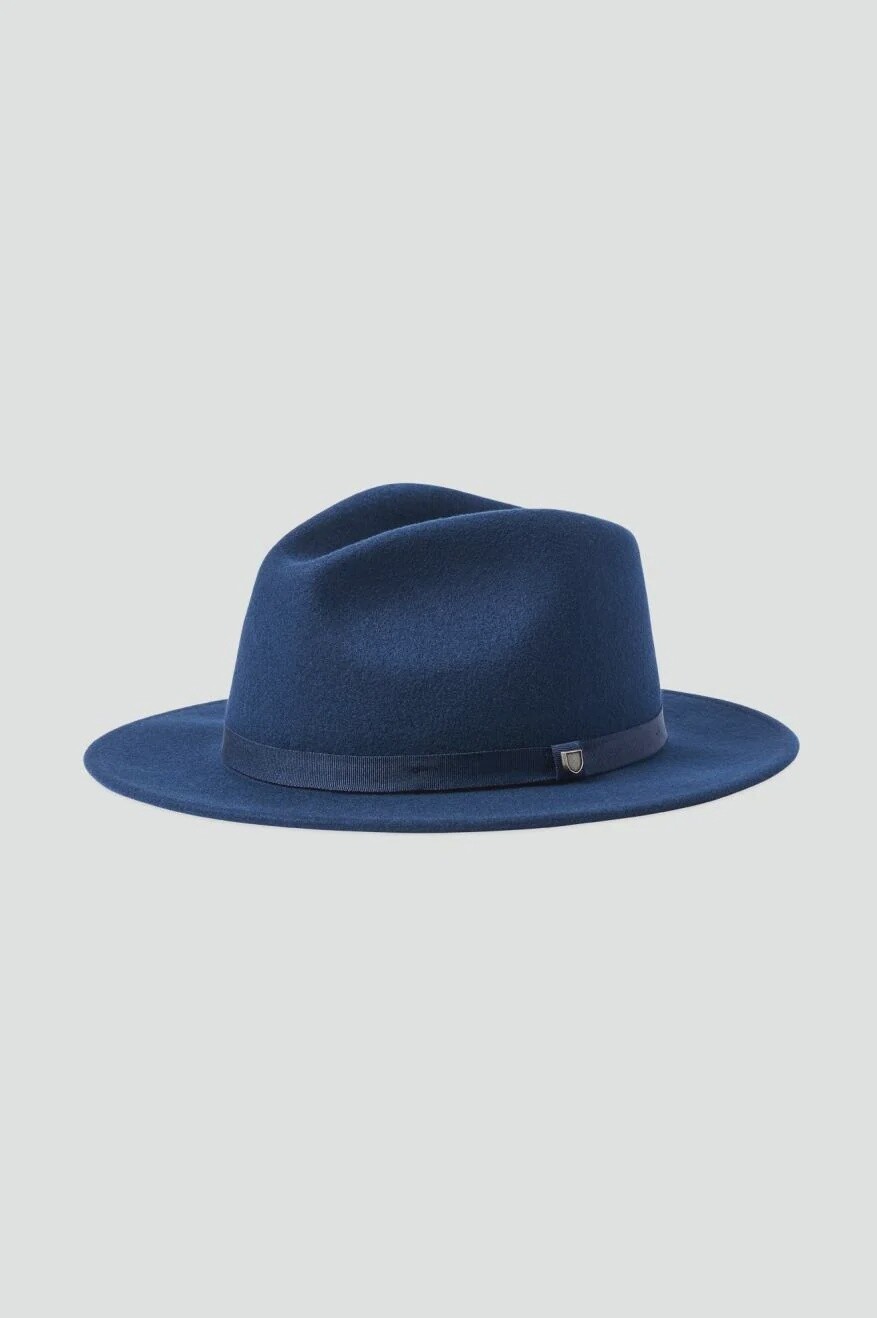 MESSER PACKABLE FEDORA - WASHED NAVY