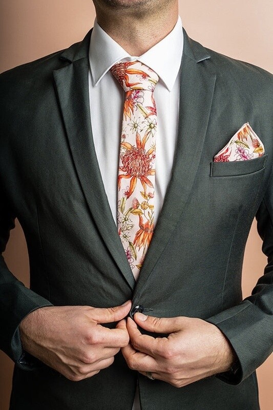 COTTON TIE -BOTANICAL