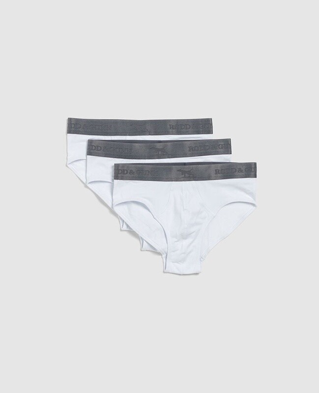 GUNN SHY BRIEF 3 PACK - WHITE