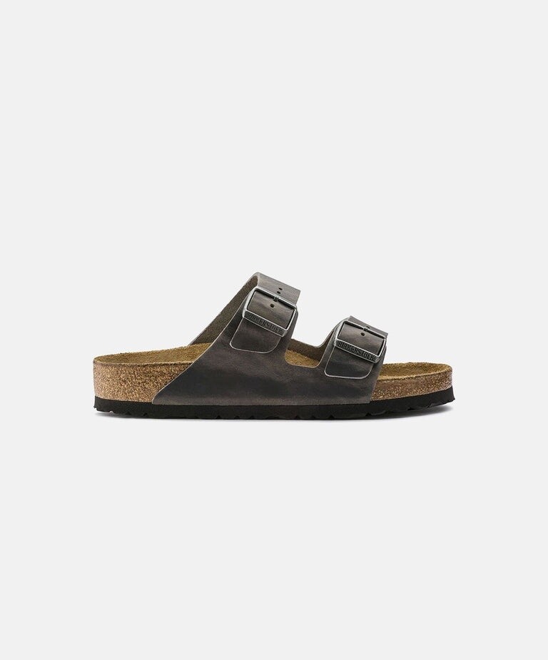 ARIZONA OILED LEATHER - IRON - SOFT NARROW FOOTBED