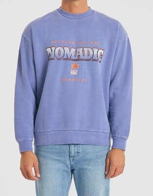 LACOMBE RELAXED SWEATER - PIGMENT CORSICAN BLUE