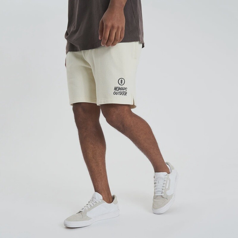 CALABAR HEAVY TRACKSHORT - OFF WHITE