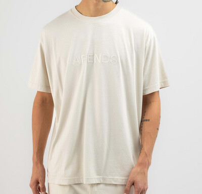 DISGUISE - RECYCLED BOXY FIT TEE - MOONBEAM
