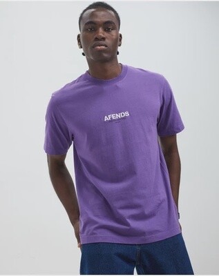 VINYL - RECYCLED RETRO FIT TEE - FADED PURPLE