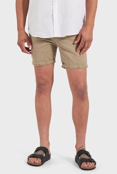 JENSEN 5 POCKET SHORT - WARM SAND