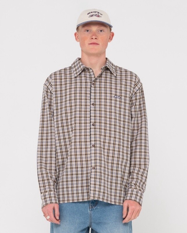 DATSUN CHECK LONG SLEEVE SHIRT - LKH