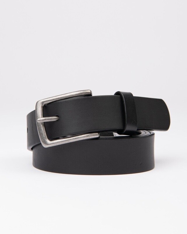 HIGH RIVER LEATHER BELT - BLACK