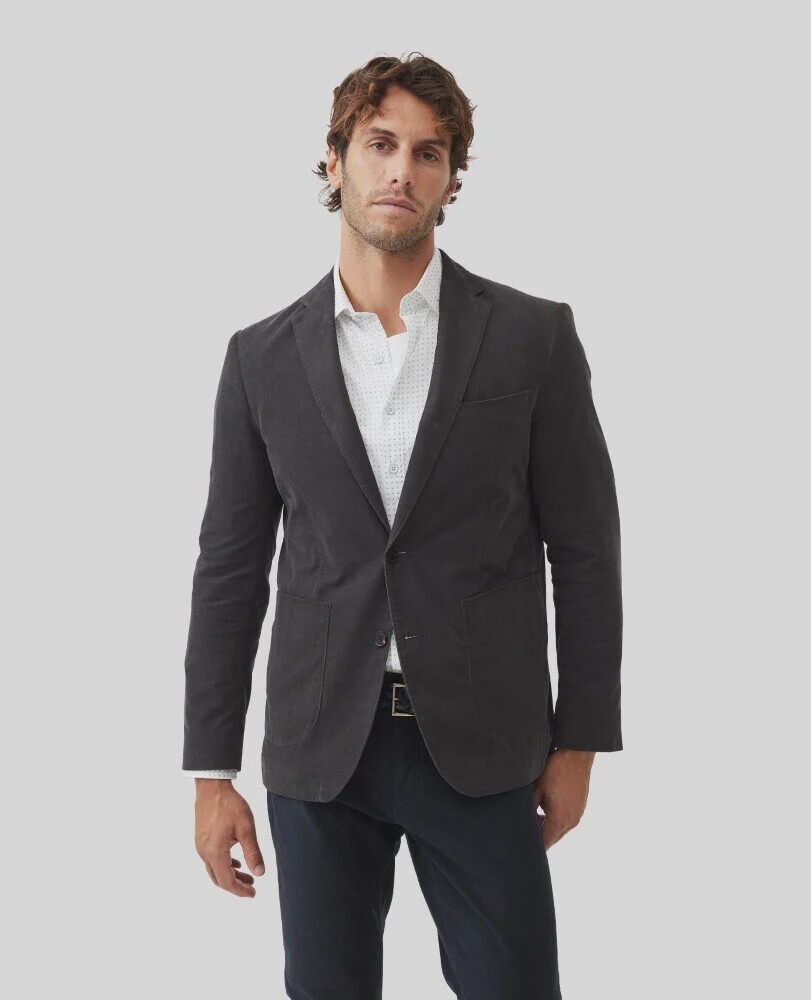 SAINT BATHANS SPORTS FIT JACKET - CHARCOAL