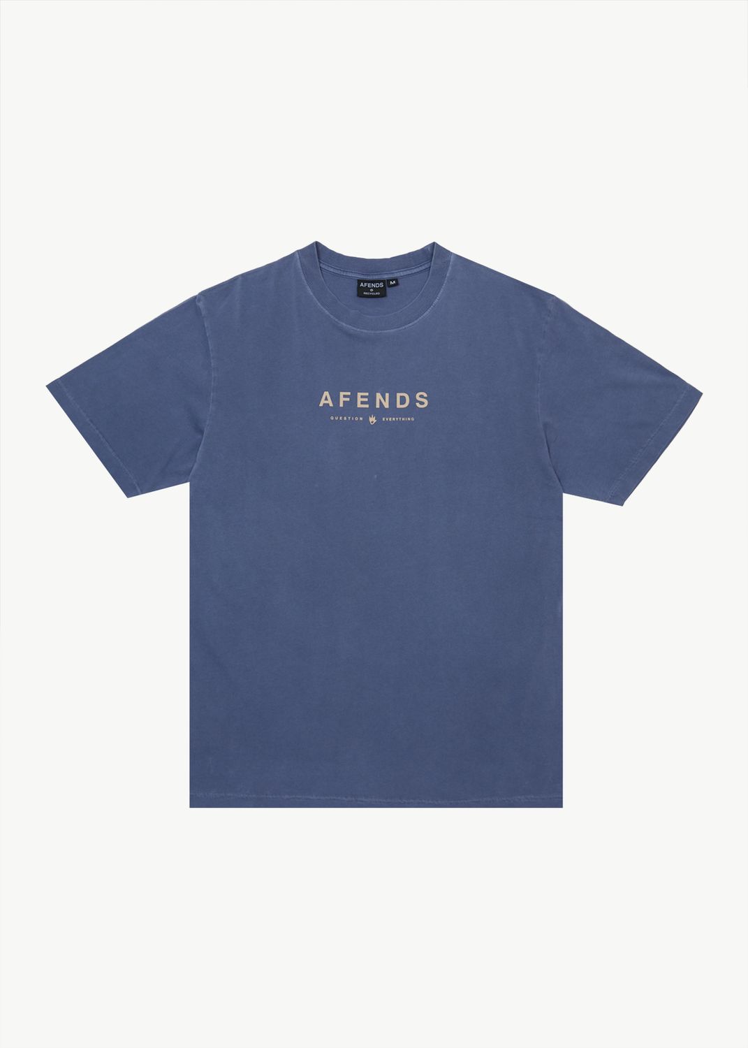 THROWN OUT RECYCLED RETRO FIT TEE - WASHED MARLN