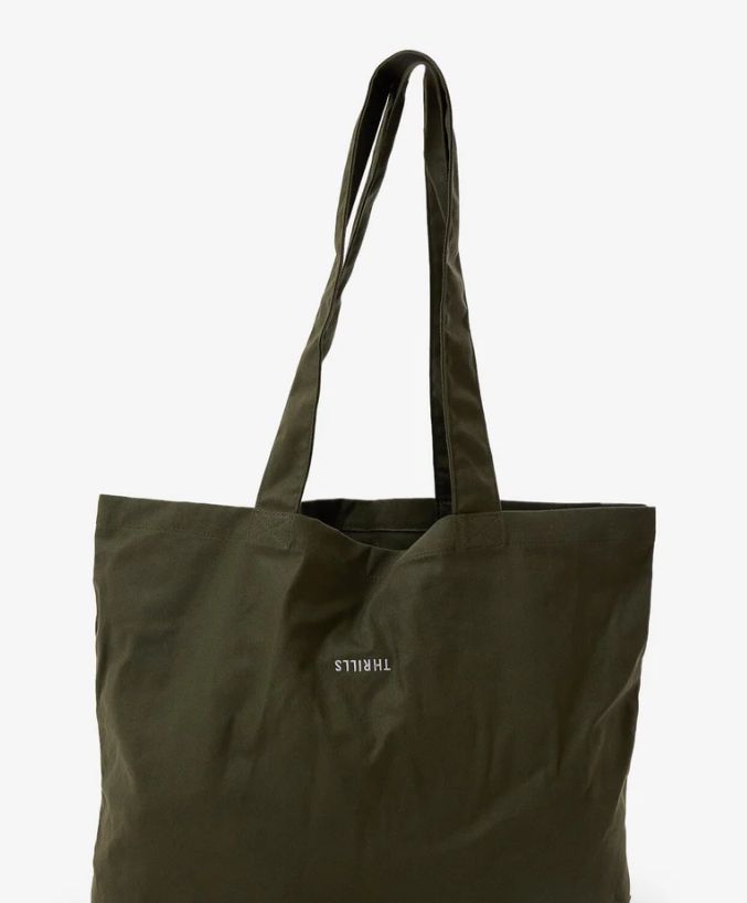 MINIMAL THRILLS HERRINGBONE TOTE - TARMAC