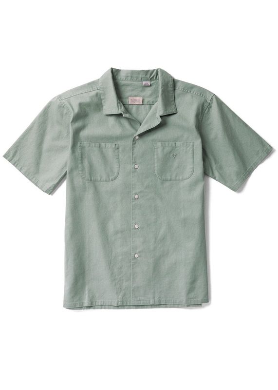 NATURAL DYE ECO SS SHIRT -CHLOROPHYLL